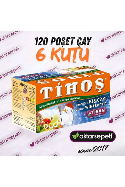 Tisan شاي تيهوش |   شاي الشتاء |   120 كيس شاي