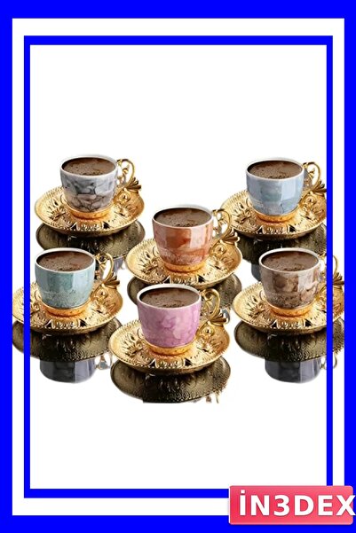 İN3DEX Lal Patterned Coffee Presentation Set