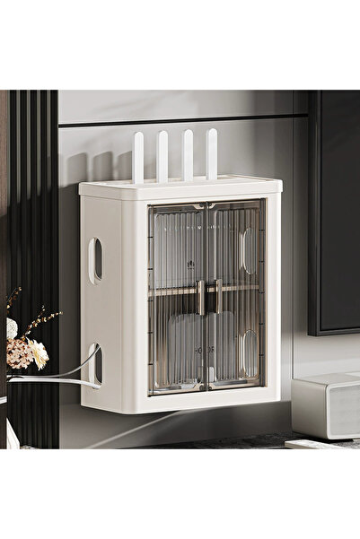 Viyogo Foldable box for storing wifi router with self-adhesive backing, 33 cm...