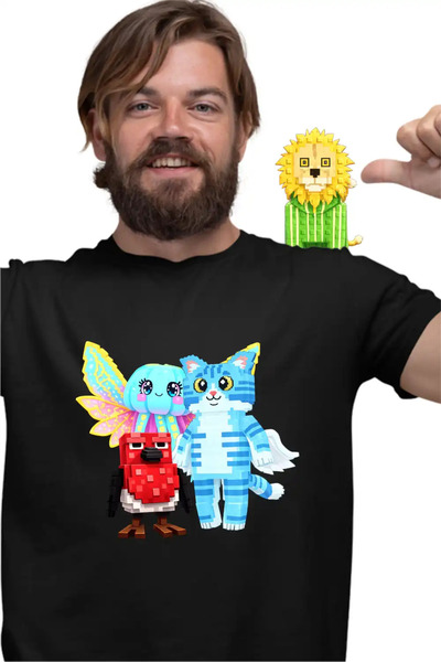 OEM Tricou Barbati Steal Brainrot Penguino Roblox Meme