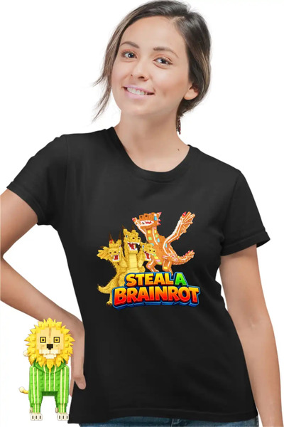 OEM Roblox Steal a Brainrot Dragon Meme Women's T-Shirt