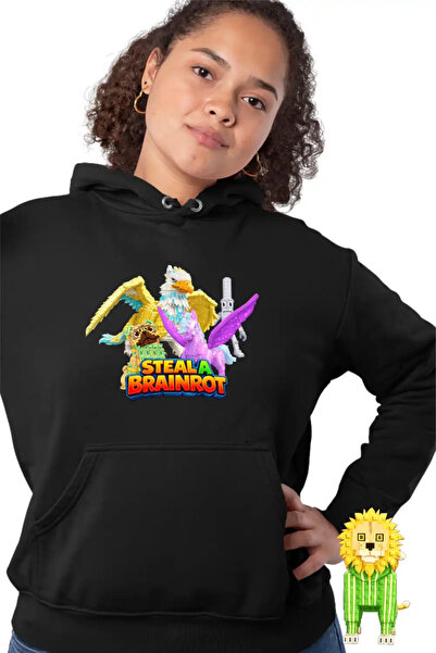 OEM Hanorac Femei Steal a Brainrot Roblox Griffin Pegasus Meme