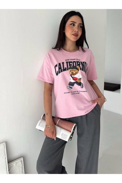 Noa&Noa Women's Short Sleeve California Printed T-Shirt