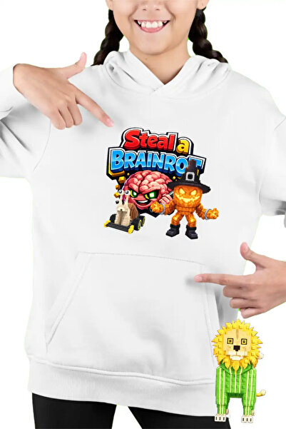 OEM Hanorac Copii Fete Steal Brainrot Snailenzo Roblox Meme