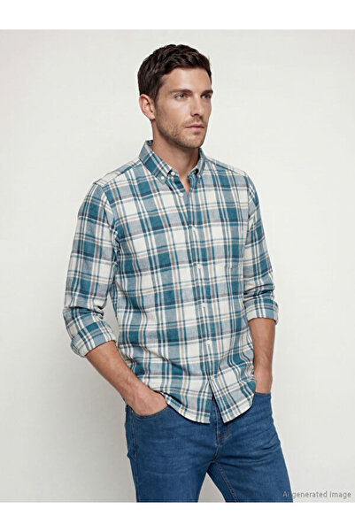 LC Waikiki Regular Fit Checkered Men's Shirt
