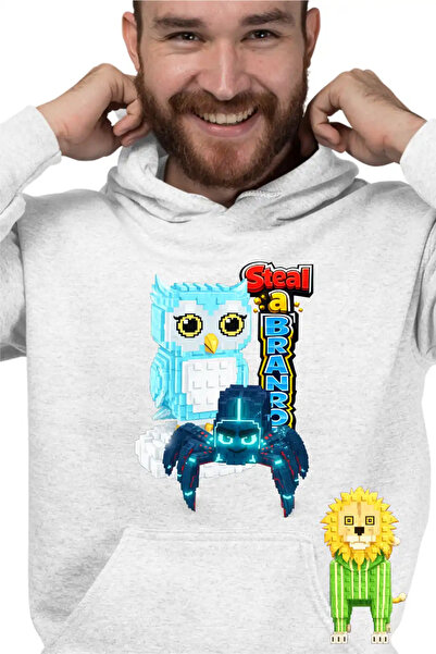 OEM Hanorac Barbati Steal Brainrot Clickerrinocrabo Roblox Meme