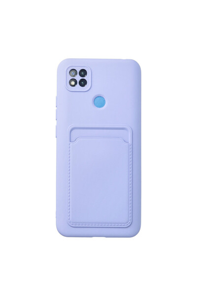 cepmoda حافظة سيليكون REDMİ "9C" K حامل بطاقات i - تصميم نحيف E مرن مع بروز ا...