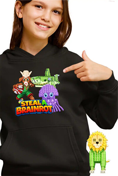 OEM Hanorac Copii Fete Steal a Brainrot Graipuss Roblox Meme