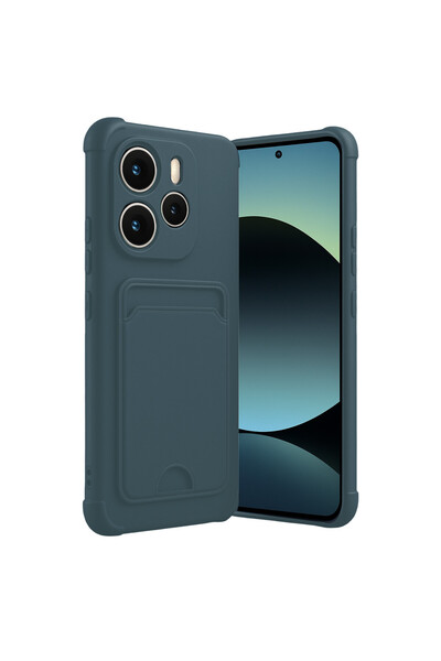 cepmoda حافظة سيليكون REDMİ "NOTE 14 (4G)" K حامل بطاقات i - تصميم نحيف E مرن...