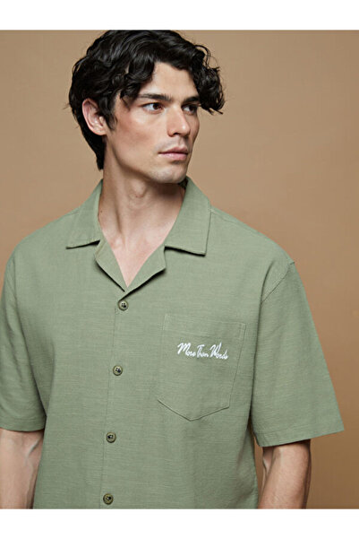 LC Waikiki Regular Fit Embroidered Men's Shirt