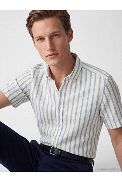 LC Waikiki Regular Fit Striped Men's Shirt