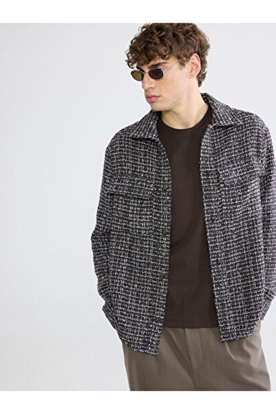 LC Waikiki Rmz Gi̇yi̇m Farkiyla Comfortable Fit Men's Shirt Jacket