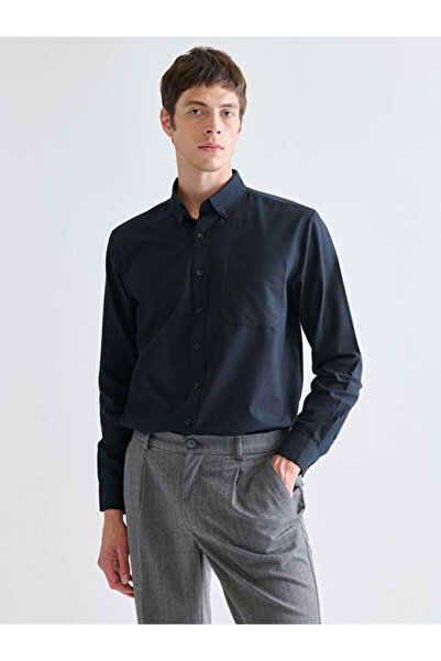 LC Waikiki Regular Fit Long Sleeve Dobby Men's Shirt