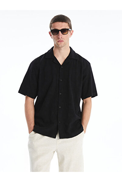 LC Waikiki Regular Fit Short Sleeve Dobby Men's Shirt
