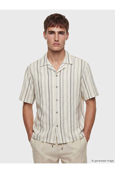 LC Waikiki I Standart Fit Striped Men's Shirt from Freezen Store