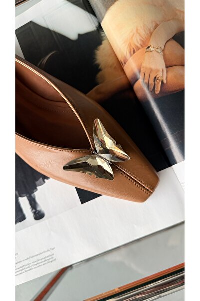 Eataly Shoes Pamila Taba Balerini cu cataramă fluture