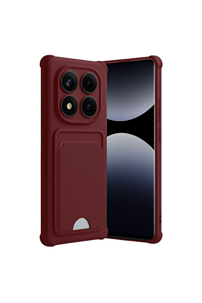 cepmoda حافظة سيليكون REDMİ "NOTE 14 PRO PLUS" K حامل بطاقات i - تصميم نحيف E...