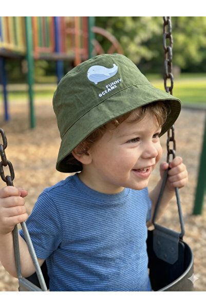 PIECE SIGNATURE 100% памук, шапка с принт на животни за момчета (размер: 47–5...