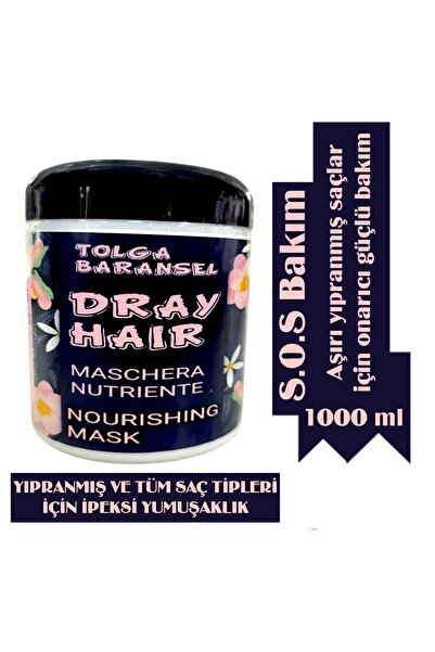 Yıpranmış,kuru saçlar için onarıcı maske ( anında etki)