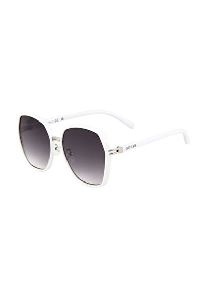 Guess Women's Sunglasses GF0407-21B, Metal, White