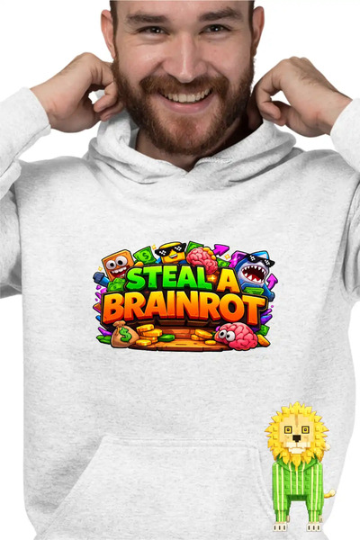 OEM Hanorac Barbati Steal a Brainrot Roblox Meme
