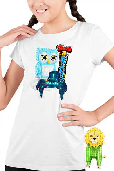 OEM Tricou Copii Fete Steal Brainrot Clickerrinocrabo Roblox Meme