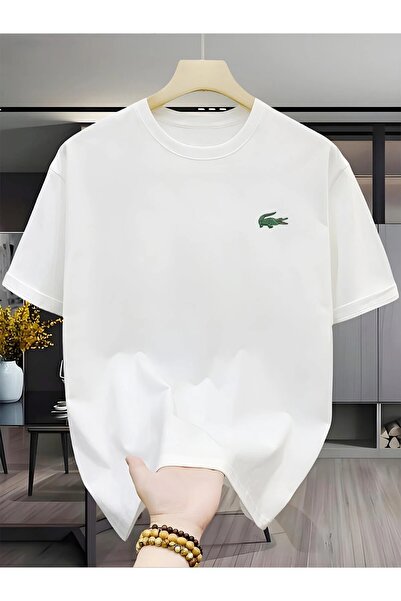 oneagılyazı Μπλουζάκι με χαλαρή εφαρμογή, άνετο, αναπνεύσιμο, με στρογγυλή λα...