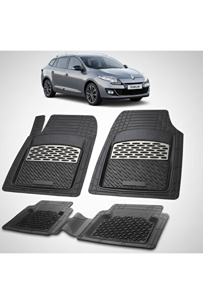 TEAMCAR Πατάκια δαπέδου συμβατά με Renault Megane III 2 Estate (Grandtour) 20...
