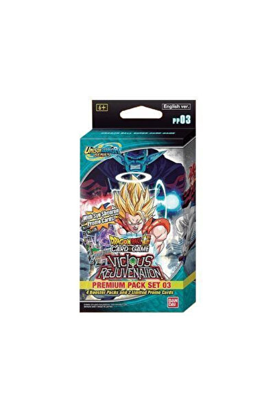 BANDAI DragonBallZ Card Game Vicious Rejuvenation Premium Pack set 03