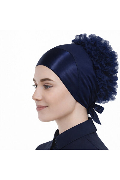 mim eşarp Ruffled Satin Bonnet