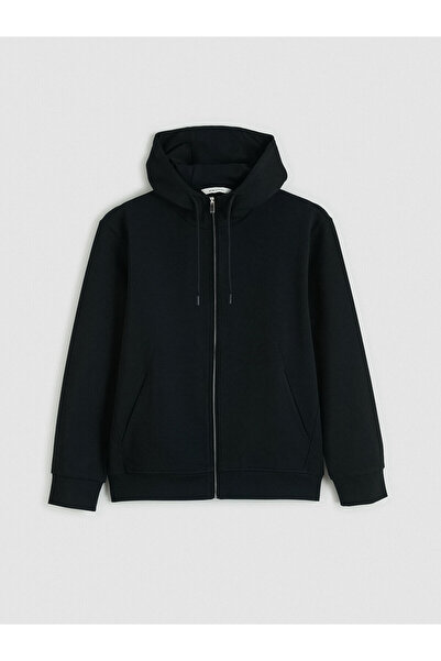 LC Waikiki Swea pentru bărbați cu fermoar Özmarka New Season cu glugă tricou