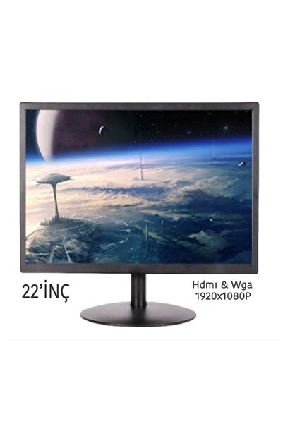 KYNC 22 inç LCD Geniş Ekran Monitör Güvenlik Kamera Monitörü Refrubished