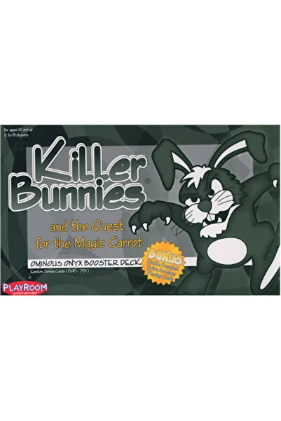 Playroom Killer Bunnies and the Quest for the Magic Carrot: Ominous Onyx Booster