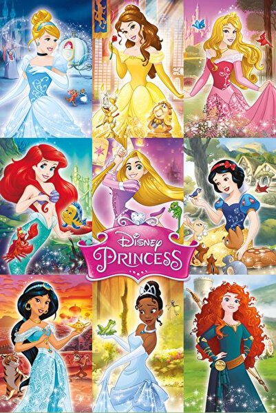 Pyramid International Disney Princess Poster Collage 61x91 cm