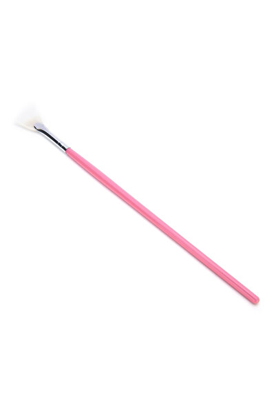 SELA Fan brush for nail decoration, white color, PU15