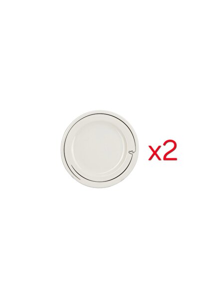 Porland Ruby Luv.u Düz Tabak 21cm 2'li