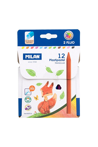 Milan Χρωματιστά μολύβια 12 κερωμένα