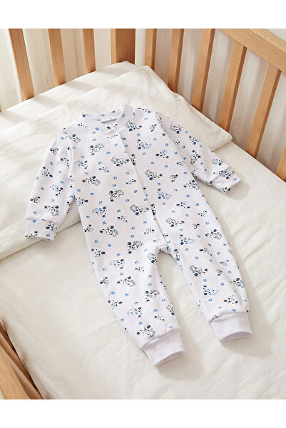 MiniKids Ολόσωμη φόρμα BB Romania Dalmatians με μπλε χρώμα