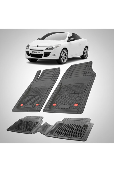 TEAMCAR Πατάκια δαπέδου συμβατά με Renault Megane III 1 Coupe-Cabriolet 2010-...