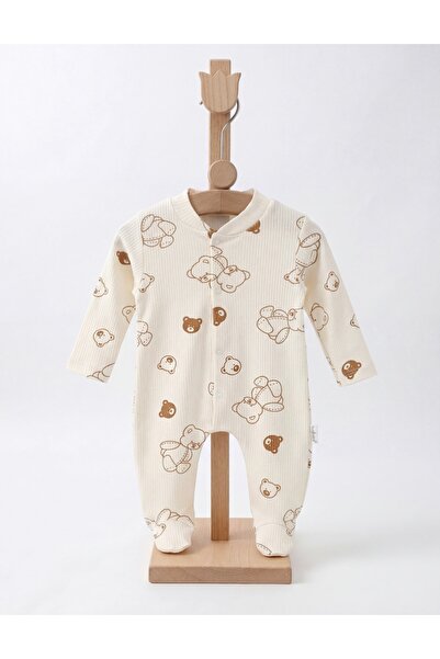 MiniKids Salopeta ursuletul Cici ecru