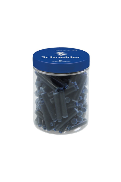 SCHNEIDER Μελάνι Schneider, δοχείο 100 τεμαχίων, μπλε