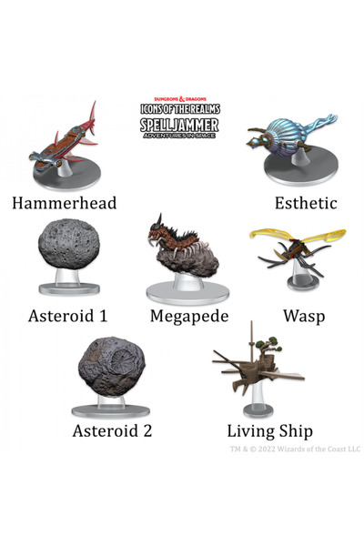 LEX D&D Εικόνες των Βασιλείων: Κλίμακα Πλοίων - Συναντήσεις Αστεροειδών