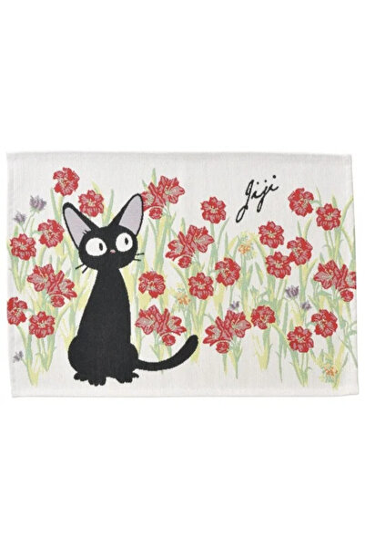 Semic Ghibli - Kiki's Delivery Service - Placemat Jiji Red Flowers