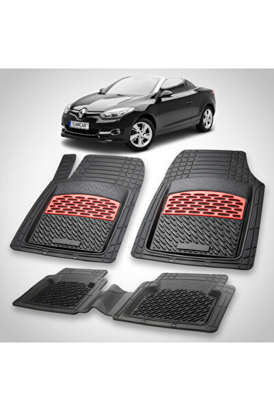 TEAMCAR Πατάκια δαπέδου συμβατά με Renault Megane III 2 Coupe-Cabriolet 2012-...