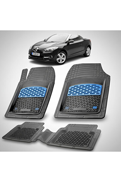 TEAMCAR Πατάκια δαπέδου συμβατά με Renault Megane III 2 Coupe-Cabriolet 2012-...