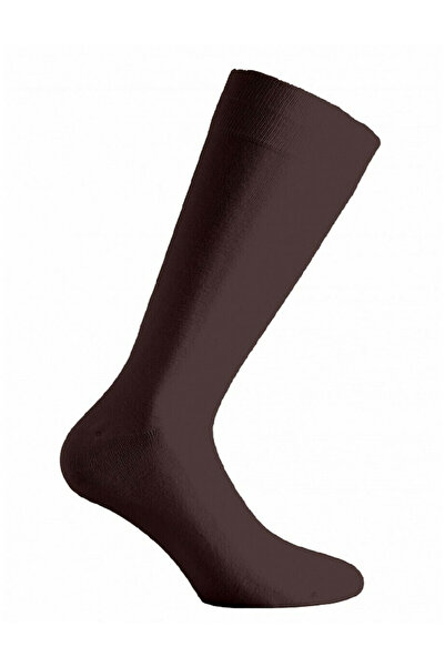 WALK Men's Solid Color Socks Brown