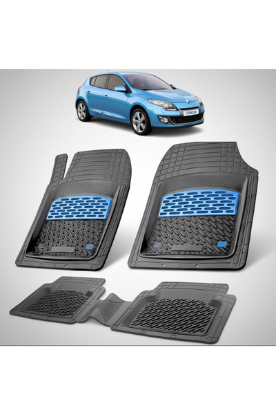 TEAMCAR Πατάκια δαπέδου συμβατά με Renault Megane III 2 Hatchback 2012-2014 |...