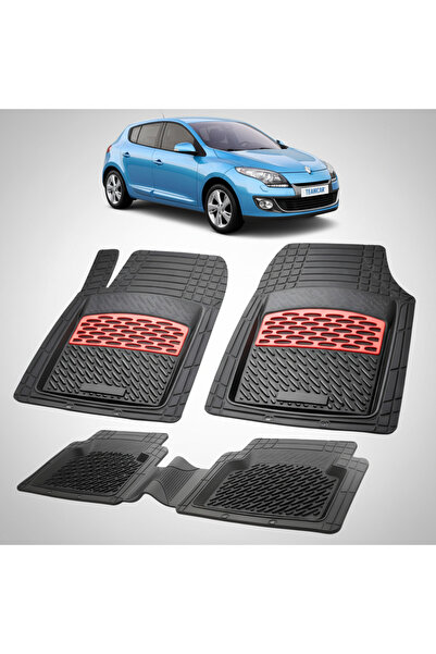 TEAMCAR Πατάκια δαπέδου συμβατά με Renault Megane III 2 Hatchback 2012-2014 |...