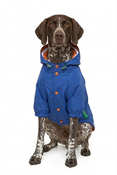 United Colors of Benetton Bnt-Rc2503 Cat Dog Outfit Raincoat Navy Blue