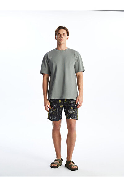 LC Waikiki Özmarka Noul sezon Pantaloni scurți de mare pentru bărbați, cu model